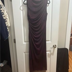 Zara Deep Purple Maxi Dress